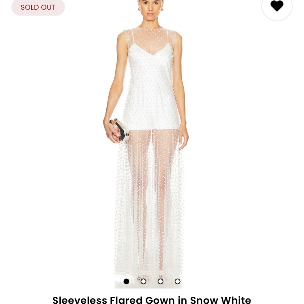 Norma Kamali Elegant Sleeveless White Gown